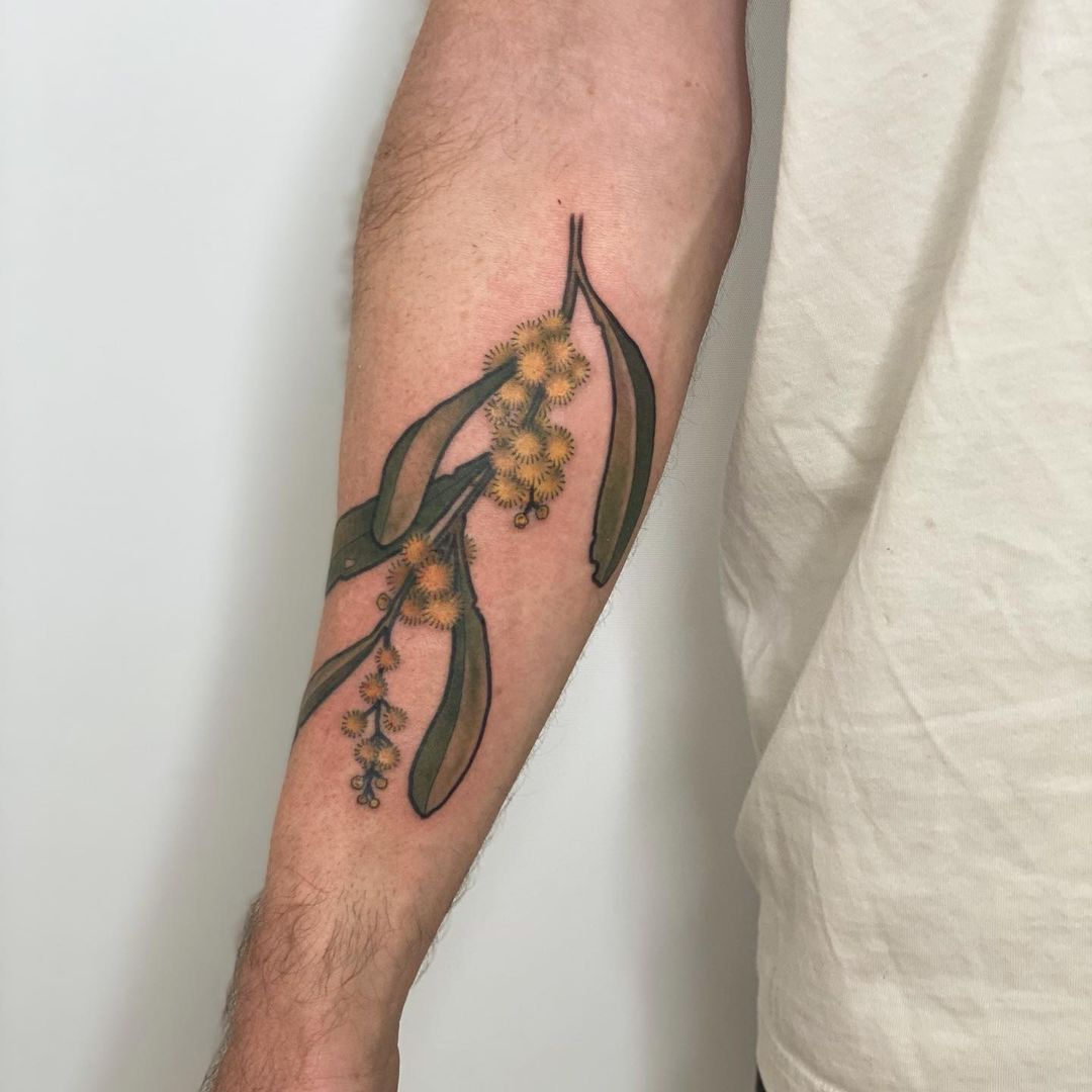 Acacia arm tattoo