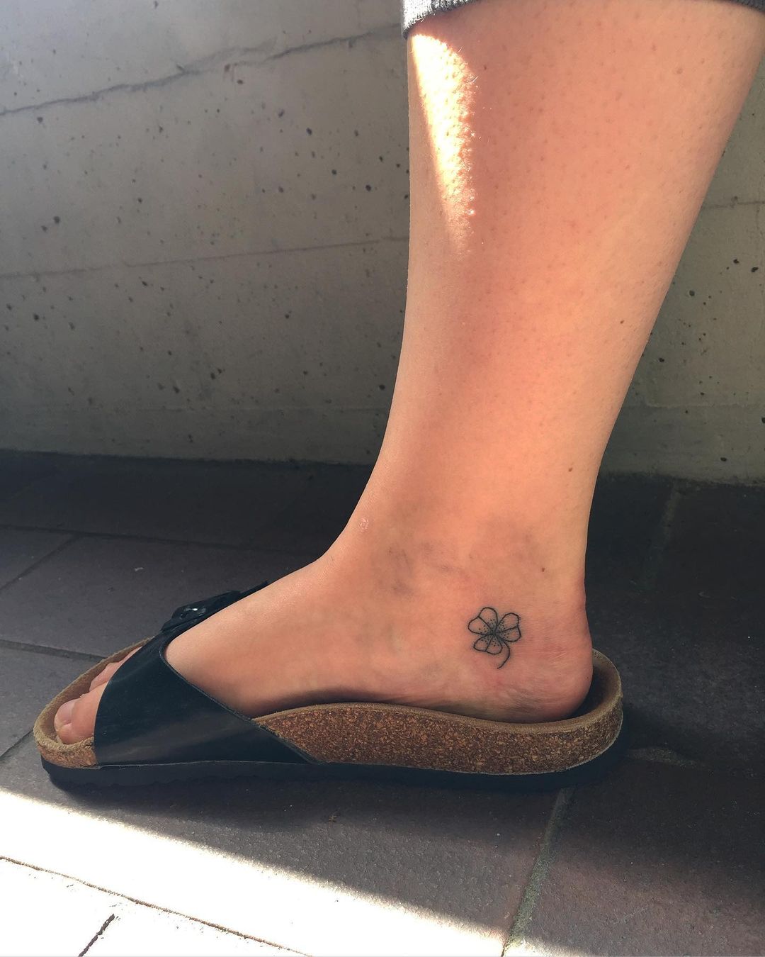 Shamrock foot tattoo