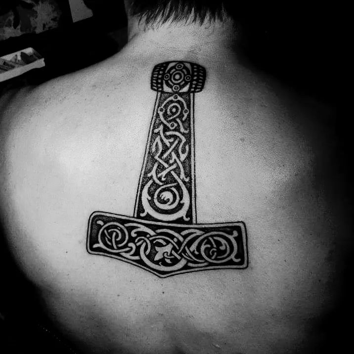 Mjolnir tattoo meaning and symbolism 