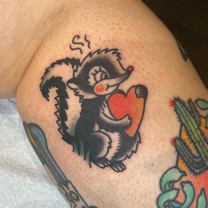 skunk tattoo