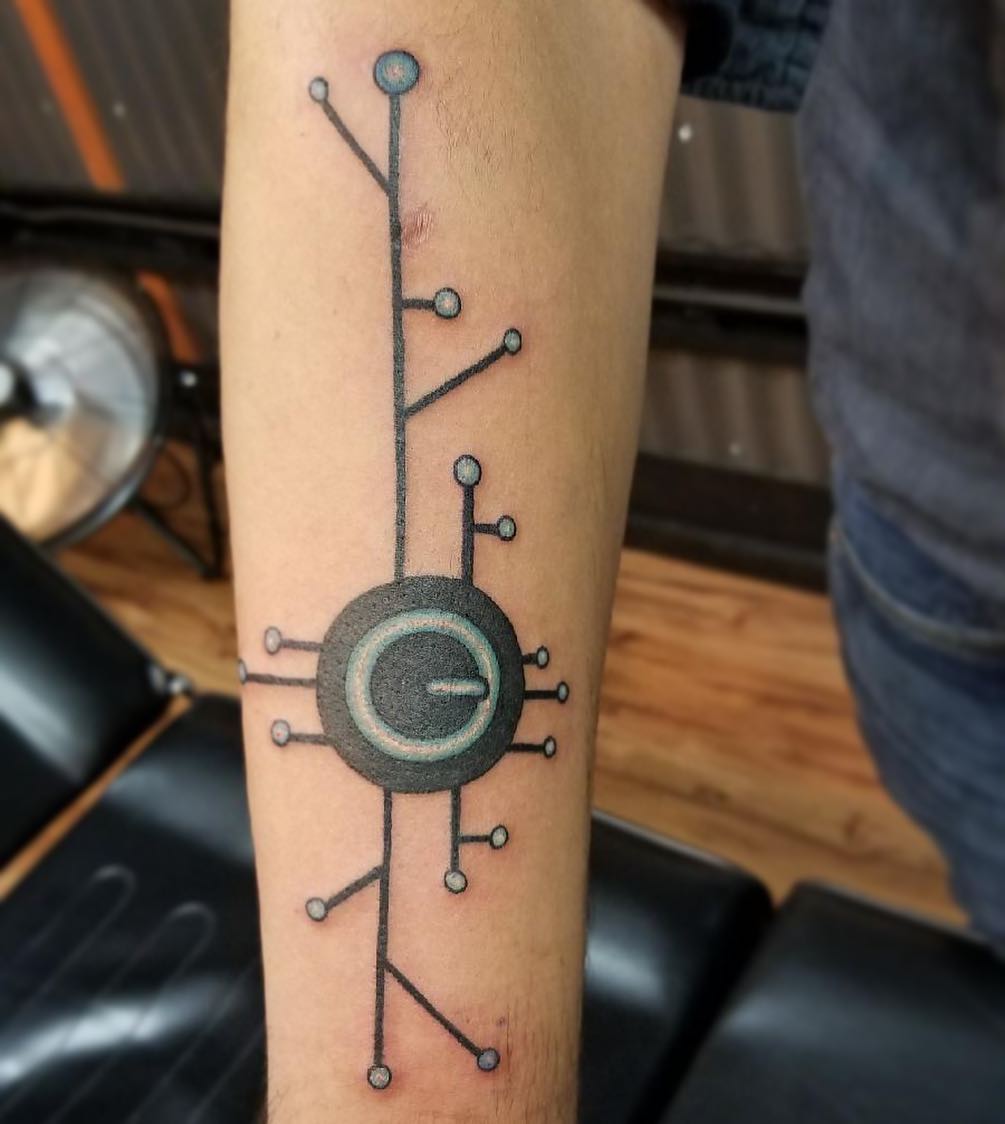 First tattoo I wanted it as a symbol to remind myself and others that we  are all Mages of our reality That and I LOVE FF XV  rFinalFantasy