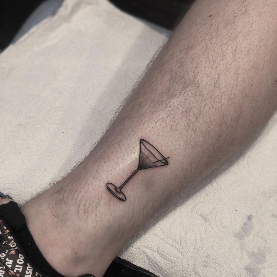 Martini glass tattoo meaning and symbolism 