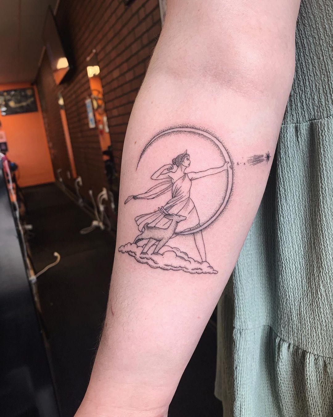 Artemis arm Tattoo