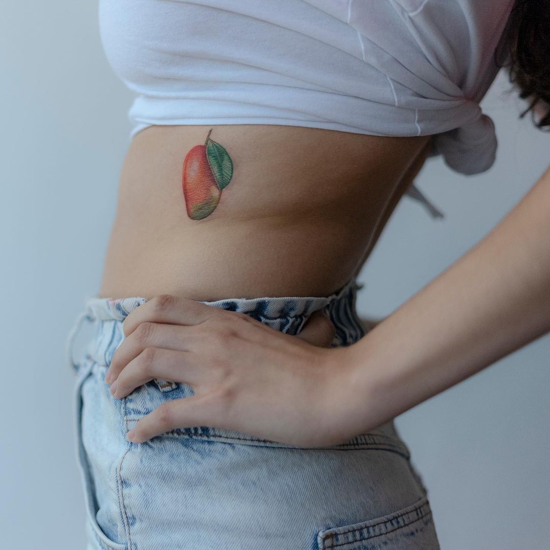 Mango rib tattoo
