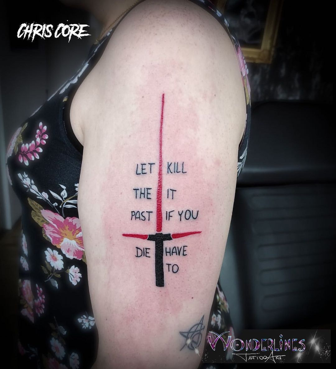 Lightsaber Tattoo Meanings and symbolism 