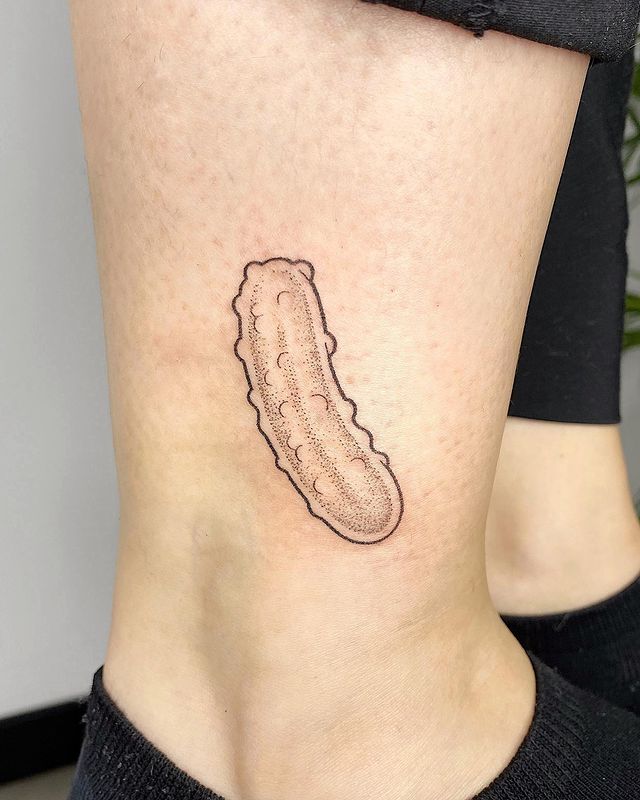 pickle anckle tattoo