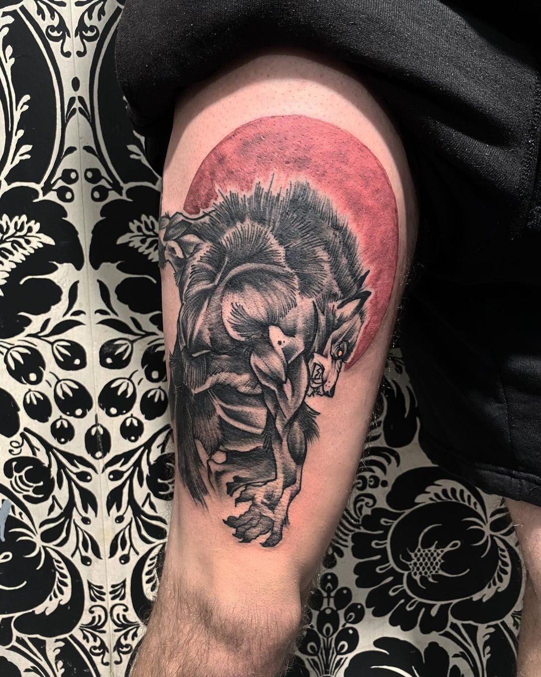 werewolf arm tattoo 