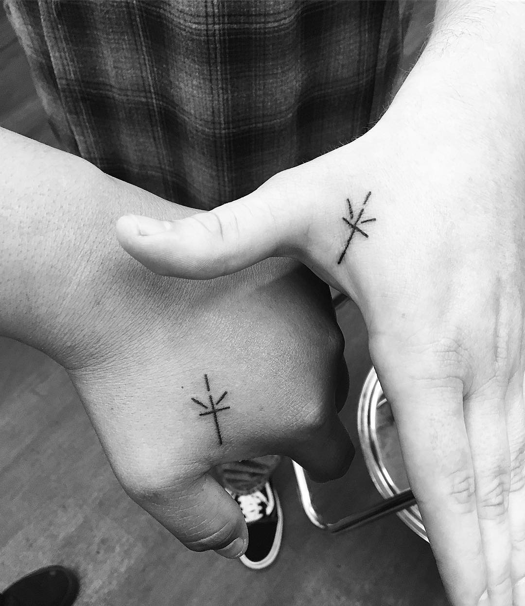 Pachuco Cross hand Tattoo