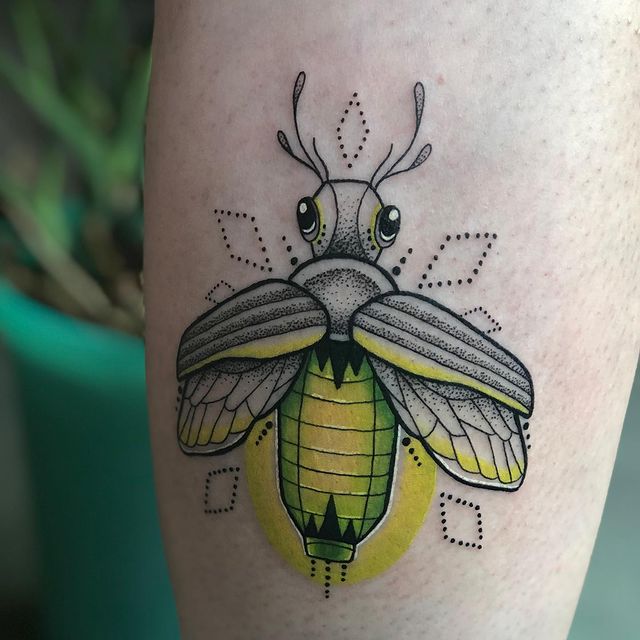 firefly leg tattoo 