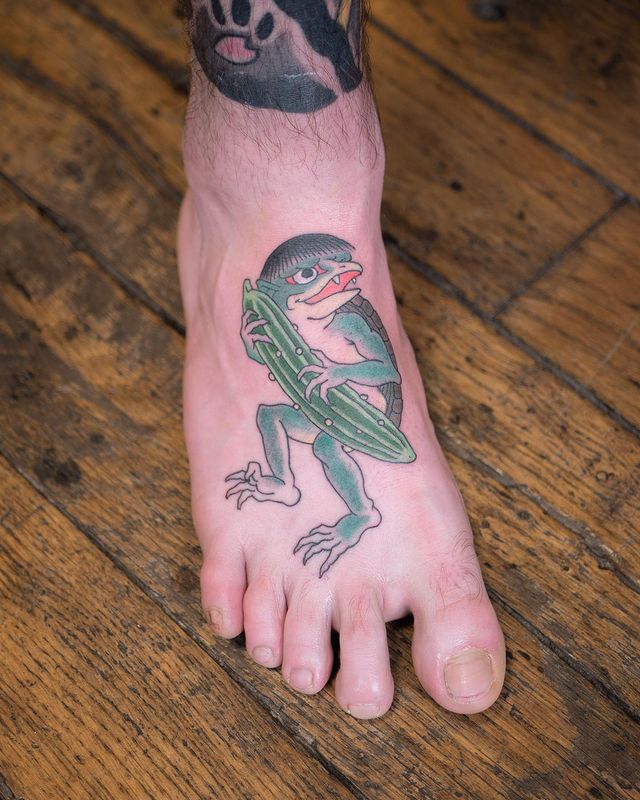 kappa feet tattoo