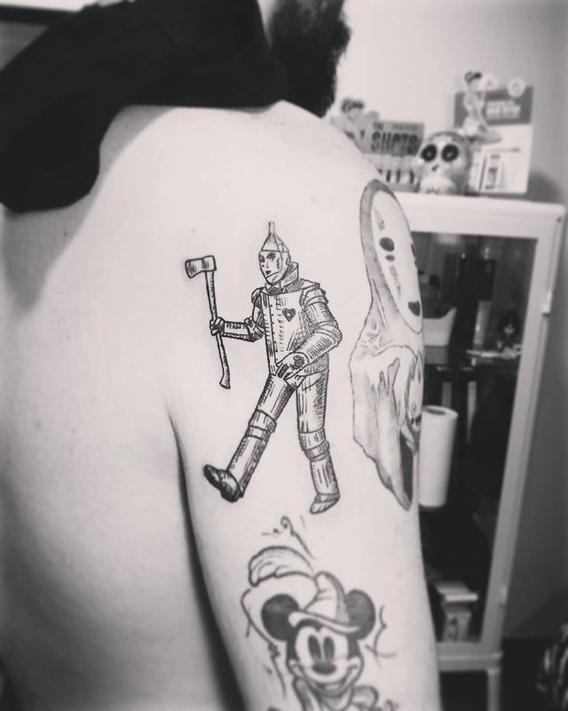 Tin Man Tattoo Meaning (heard of gold ?) 
