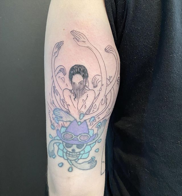 Nico Robin power on a tattoo 